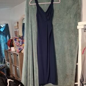 Chic Navy Blue Maxi Dress